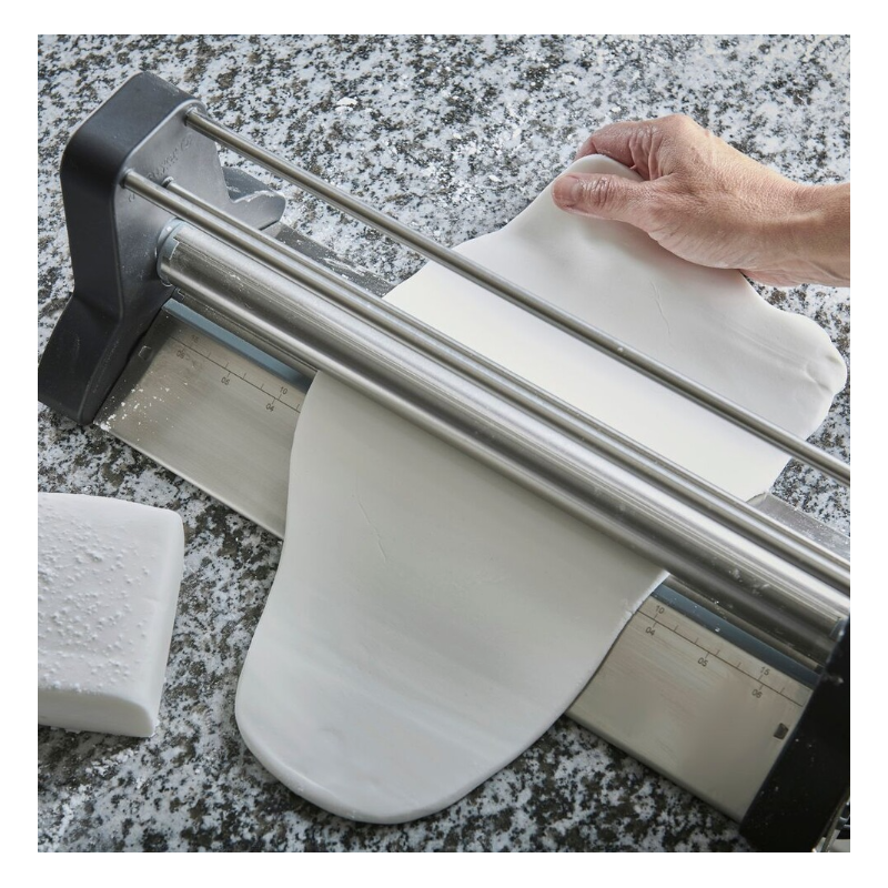 Laminoir Multi pâtes Manuel en Inox Réglable 20 Epaisseurs 34 cm - De Buyer