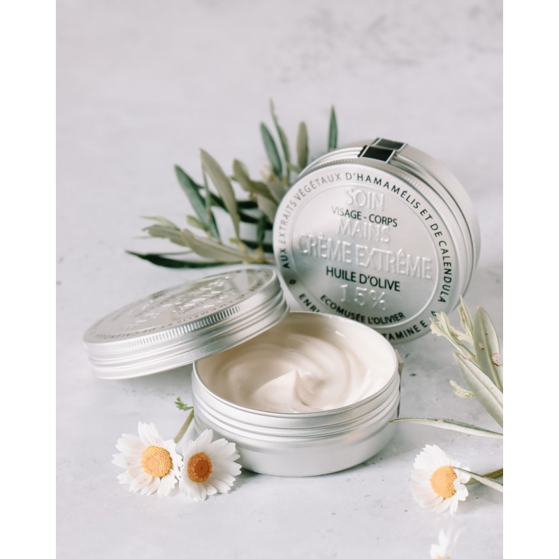 Extrême Crème met Olijfolie voor Handen Gezicht en Lichaam 60 g - Maison Brémond