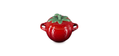 Fraise Mini Cocotte en Céramique Ronde 58 cl Rouge et Vert 