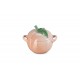 Pêche Mini Cocotte en Céramique Ronde 58 cl Corail Pastel et Vert  - Le Creuset