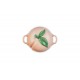 Pêche Mini Cocotte en Céramique Ronde 58 cl Corail Pastel et Vert  - Le Creuset