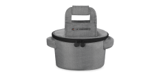 Draagtas voor Ronde Ovenschaal met Handvatten Grijs 38 cm