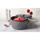 Sac de Transport pour Cocotte Ronde avec Poignées Gris Chiné 38 cm  - Le Creuset