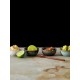 Mangosteen Set Kom en Mini-kom voor Poké Bowl Bruin + Houten Eetstokje - ASA Selection
