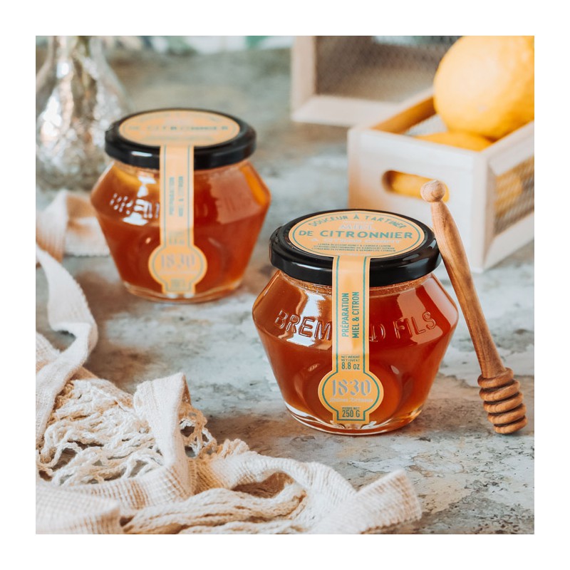 Miel de Citronnier et Citron Confit 250 g  - Maison Brémond