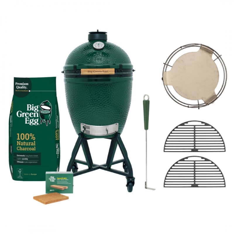 Starterspack Master Set Kool Barbecue Large 46 cm + Accessoires 9 dlg - Big Green Egg