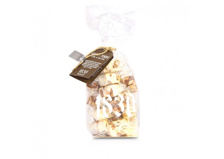 Zachte Nougat uit de Provence Wit en Donker met Amandelen 180 g - Maison Brémond