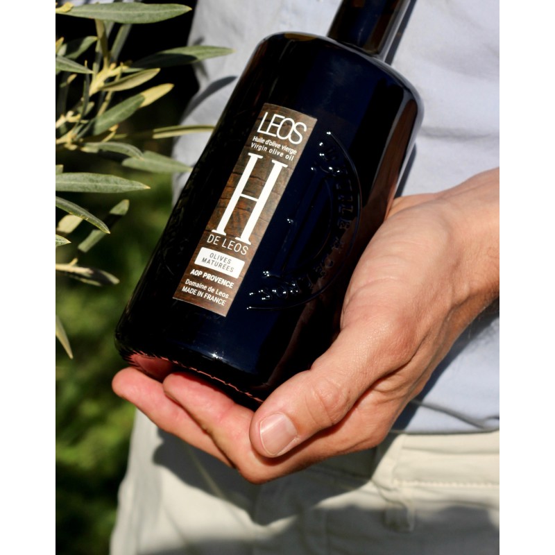 H de Leos Huile d'Olive AOP Provence Olives Maturées 250 ml - Leos