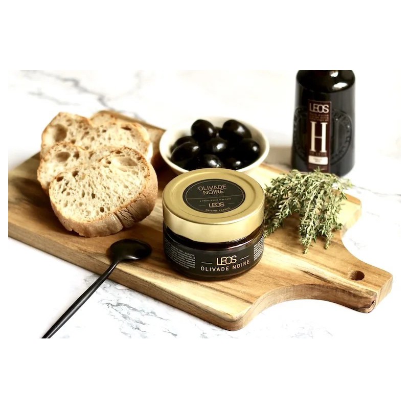 Olivade Noire Fine Recette Traditionnelle 100 g - Leos