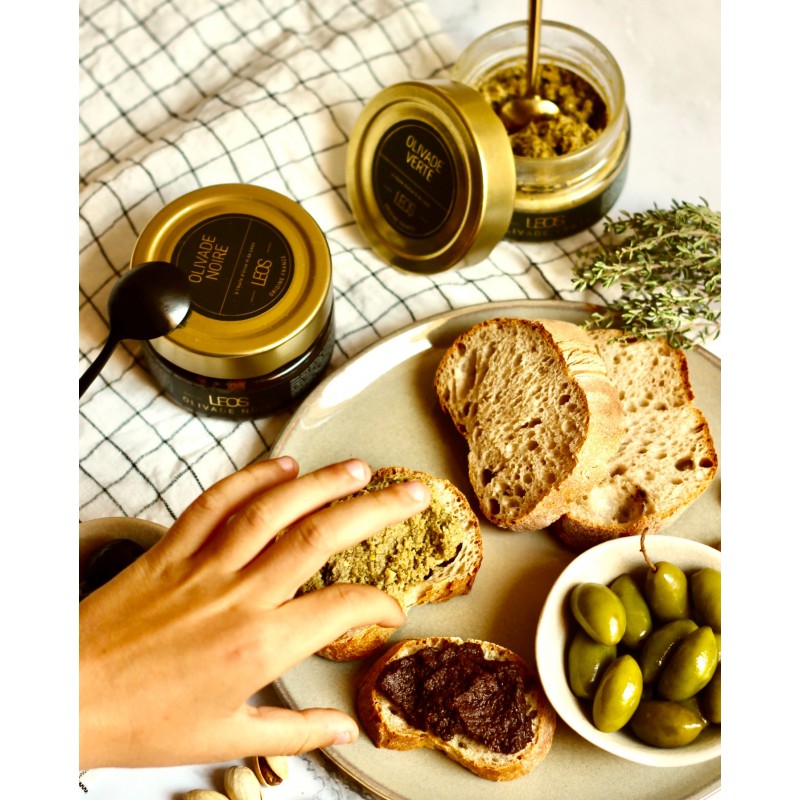 Olivade Noire Fine Recette Traditionnelle 100 g - Leos