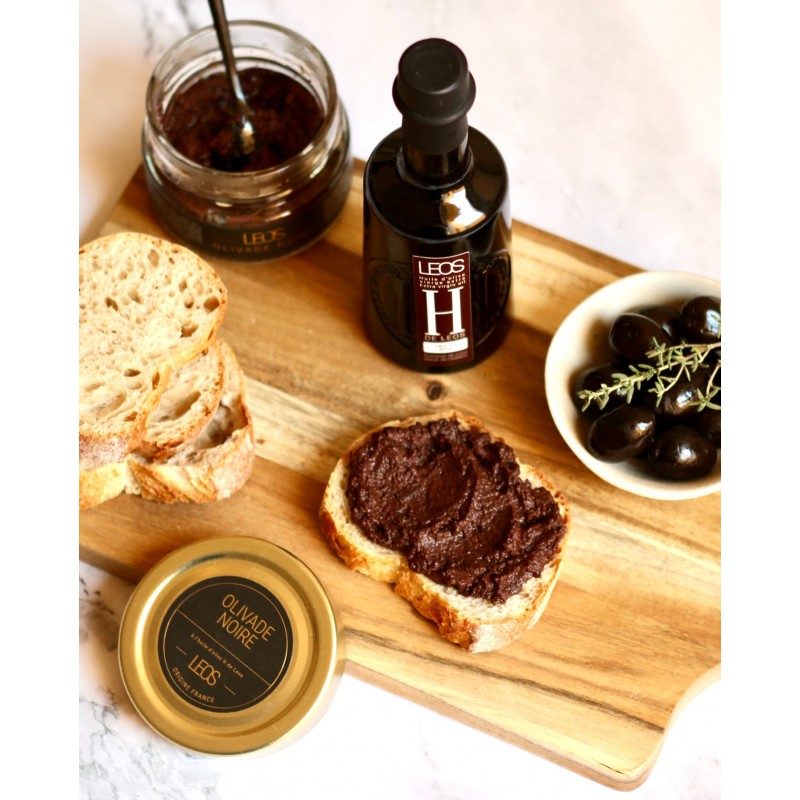 Olivade Noire Fine Recette Traditionnelle 100 g - Leos