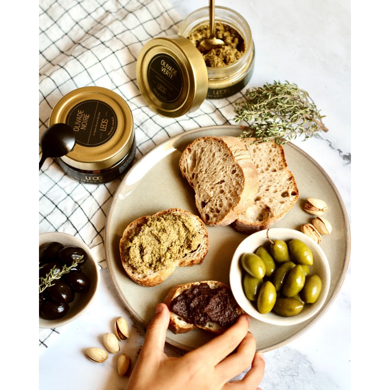 Olivade Verte Fine Recette Traditionnelle 100 g - Leos