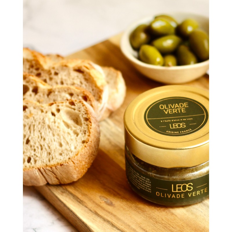 Olivade Verte Fine Recette Traditionnelle 100 g - Leos