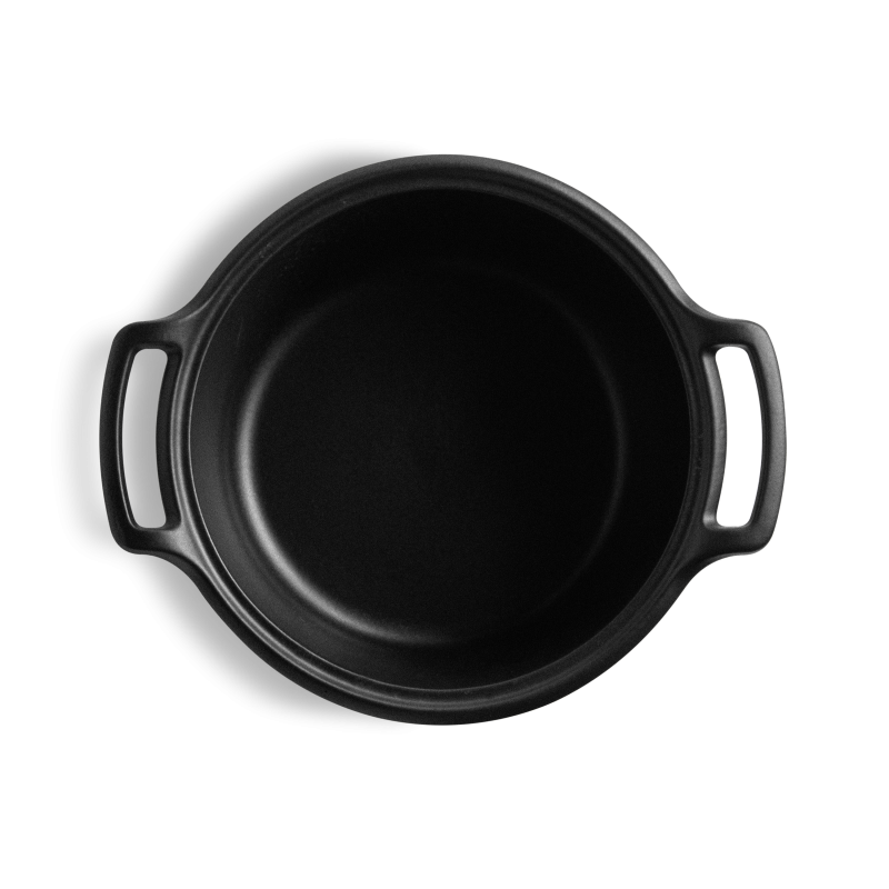 Sublime +  Ronde Ovenschaal van Keramiek 4 L (24 cm) Grijs Ardoise - Emile Henry
