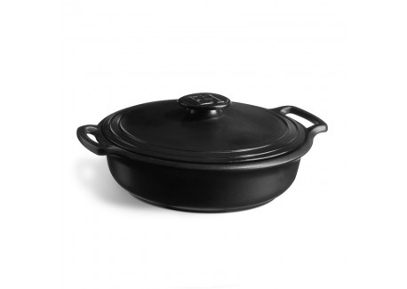 Sublime + Sauteuse Ronde en Céramique Antiadhésive 4 L 29 cm Gris Ardoise - Emile Henry