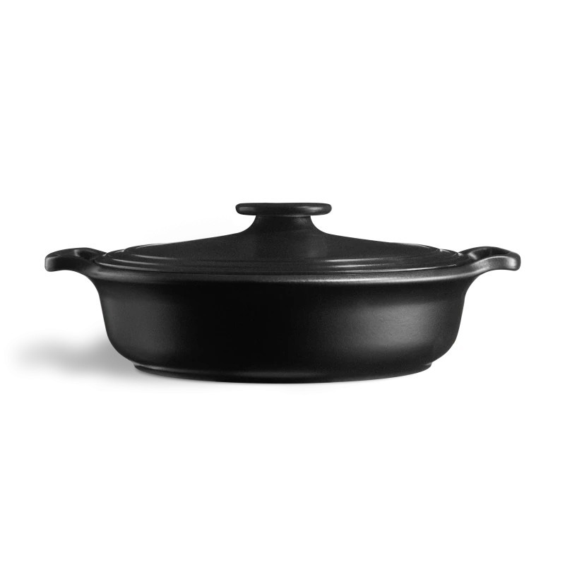 Sublime + Sauteuse Ronde en Céramique Antiadhésive 4 L 29 cm Gris Ardoise - Emile Henry