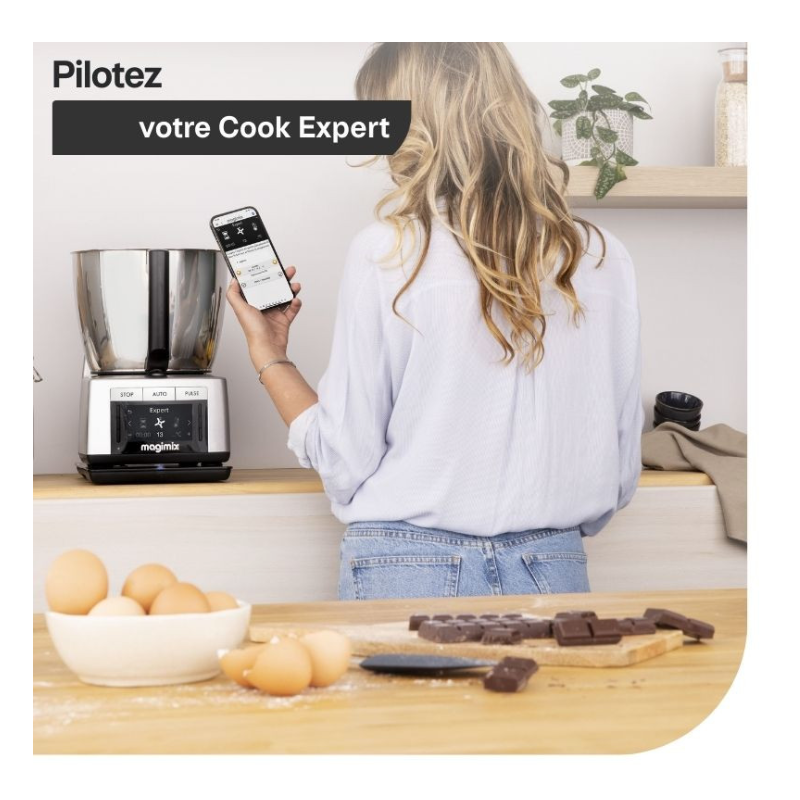 Robot Cuiseur Cook Expert Connect XL 4,8L Platine 18914  - Magimix