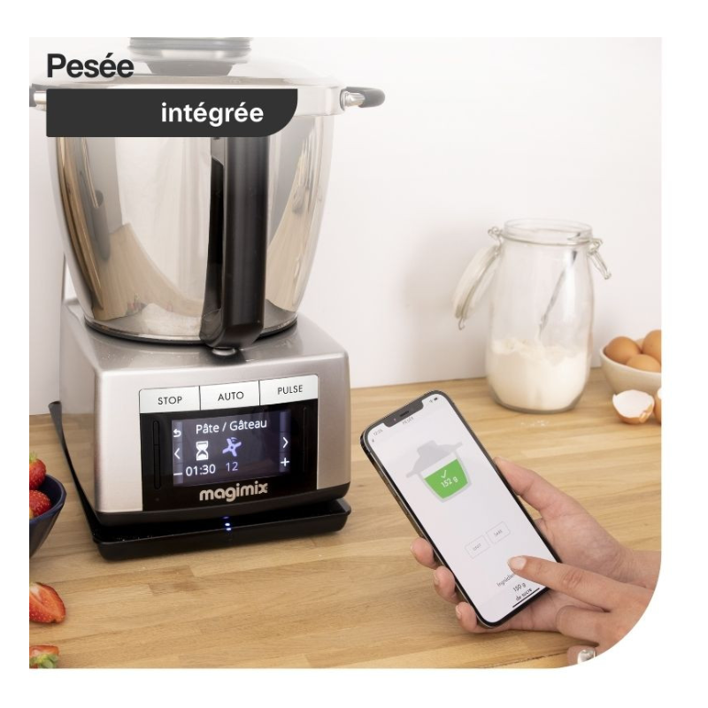 Robot Cuiseur Cook Expert Connect XL 4,8L Platine 18914  - Magimix