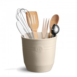 Keramische Pot voor Keukengerei 2,2 L Argile Gebroken Wit 17x16 cm - Emile Henry