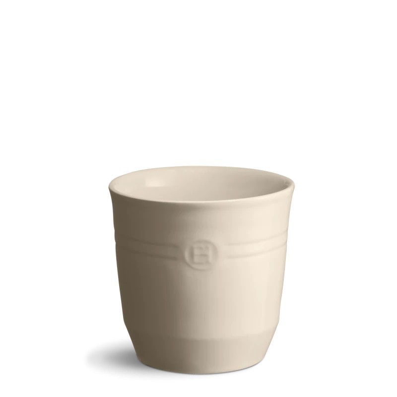 Grand Pot à Ustensiles en Céramique 2,2 L Argile Blanc Cassé 17x16 cm  - Emile Henry