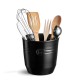Keramische Pot voor Keukengerei 2,2 L Mat Zwart Truffel 17 x 16 cm - Emile Henry