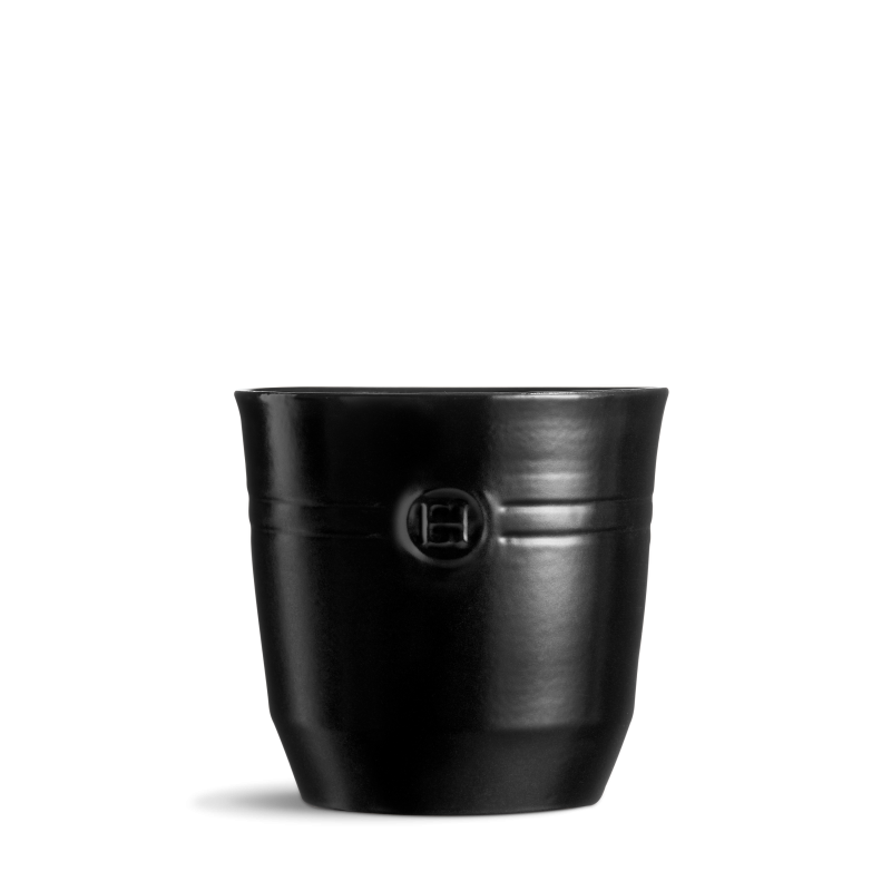 Keramische Pot voor Keukengerei 2,2 L Mat Zwart Truffel 17 x 16 cm - Emile Henry