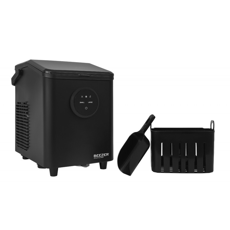 Beezer IceCube Mini Machine à Glaçons Electrique Portable Noir 27x18x30 cm  - Ritter