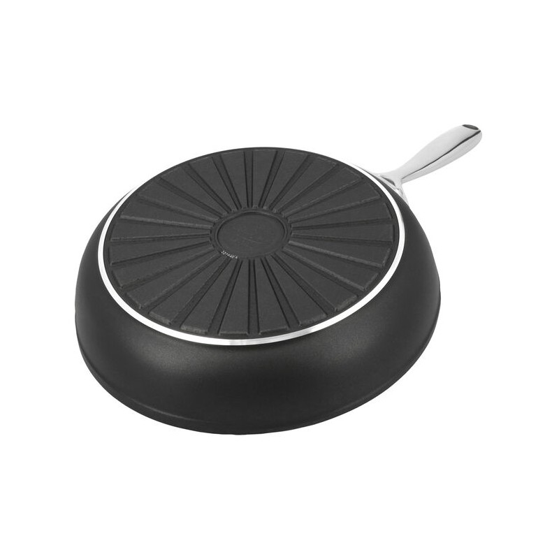 Set Poêles à Frire Silverline 7 Inox 28+Alu Plus 3 Ceraforce Antiadhésive 24  - Demeyere