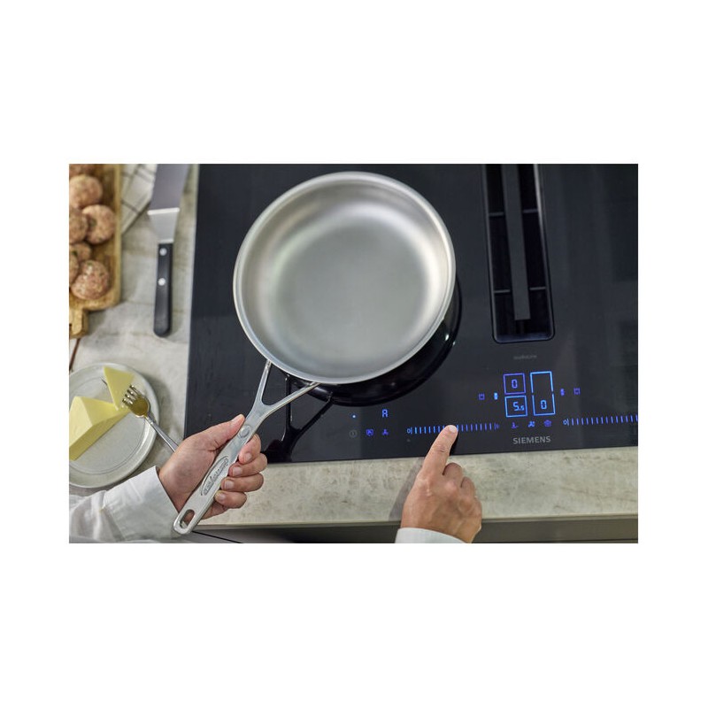 Set Poêles à Frire Silverline 7 Inox 28+Alu Plus 3 Ceraforce Antiadhésive 24  - Demeyere
