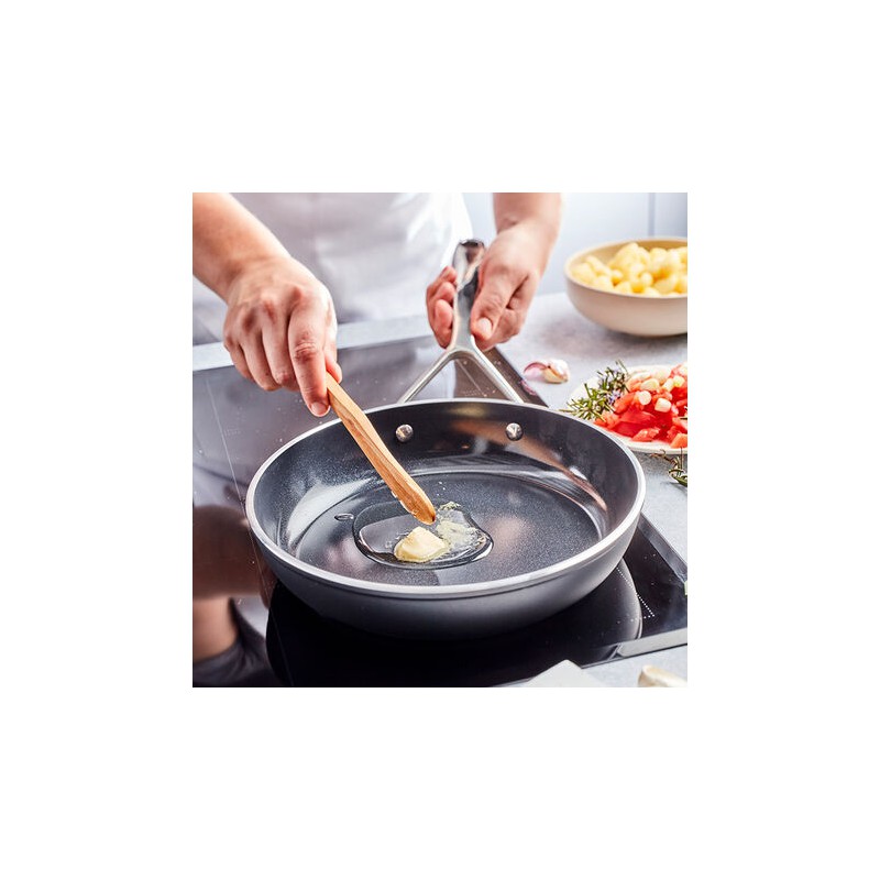 Set Poêles à Frire Silverline 7 Inox 28+Alu Plus 3 Ceraforce Antiadhésive 24  - Demeyere