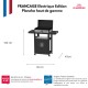 Starterspack Plancha Électrique La Petite Française 150 Duo + Desserte Noire  - Le Marquier