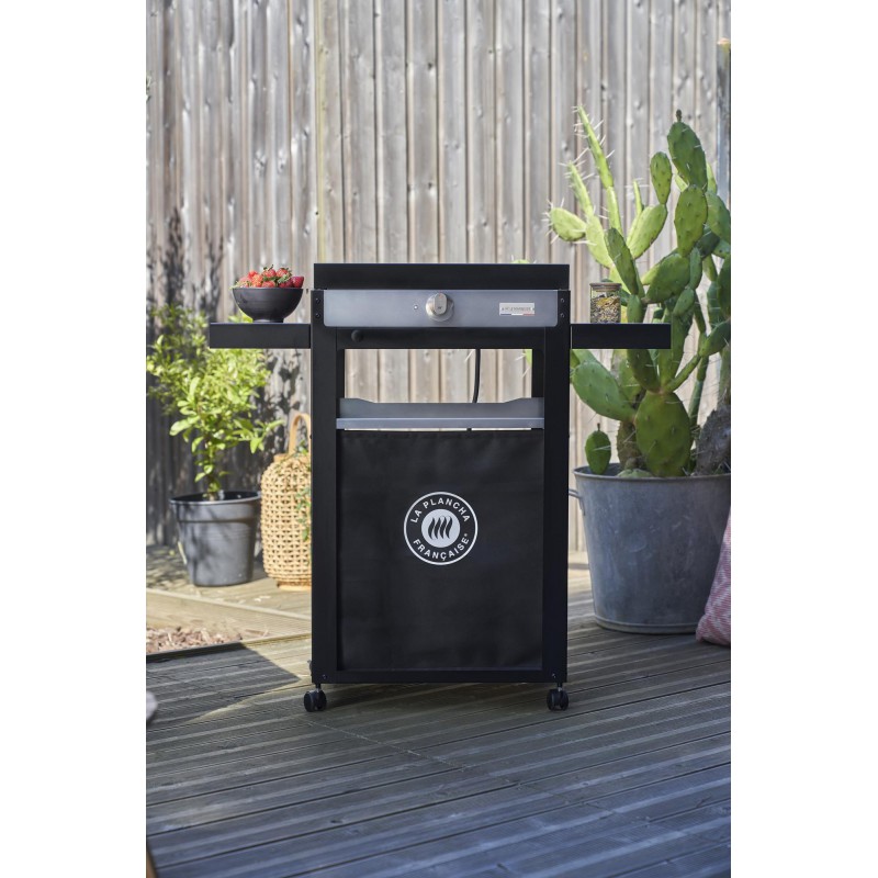 Startpakket Elektrische Plancha La Petite Française 150 Duo + Zwarte Trolley - Le Marquier