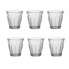Picardie Transparant glazen waterglas 25 cl 9 cm (6 stk)