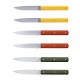 9.47 Coffret Couteaux de Table Jaune Mimosa Terre Battue Vert Fougère 6 pcs  - Perceval