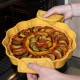 Formidable Plat à Tarte Rond Cannelé Jaune Mangue 29 cm Édition Limitée  - Cookut
