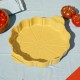 Formidable Plat à Tarte Rond Cannelé Jaune Mangue 29 cm Édition Limitée  - Cookut