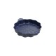 Formidable Plat à Tarte Rond Cannelé Bleu Myrtille 29 cm - Cookut