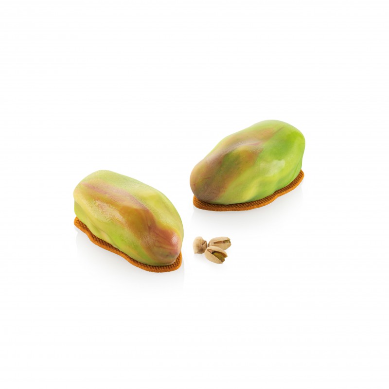 Pistacchio 120 3D Siliconen Mal Trompe L'oeil Pistache Pistache 6x120 ml - Silikomart Professional