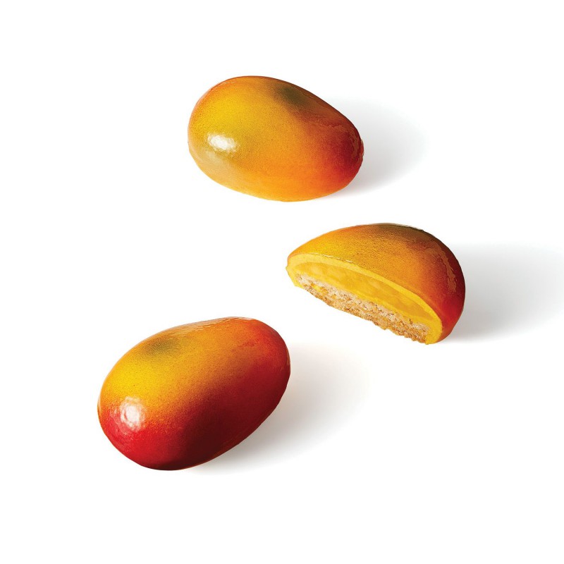 Mango 130 3D Siliconen Mal Trompe L'oeil 6x130 ml - Silikomart Professional
