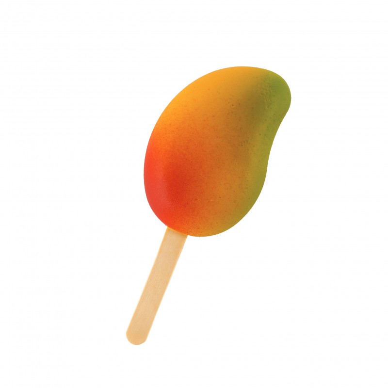 Gel20 Mango 3D 12 Ijsvorm Magnum 50 ijslollystokjes - Silikomart Professional