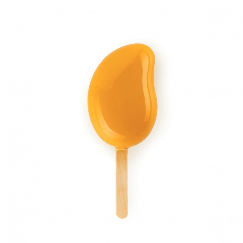 Gel20 Mango 3D 12 Ijsvorm Magnum 50 ijslollystokjes - Silikomart Professional