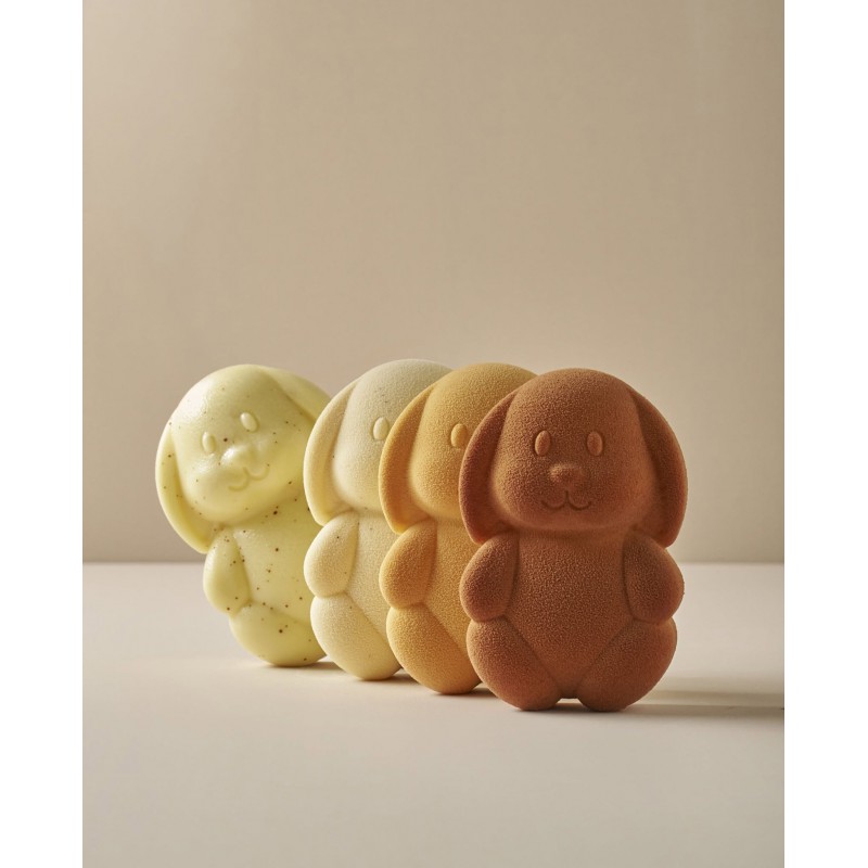 Rabbit 70 Moule en Silicone Lapin 76mm 8x70 ml  - Silikomart Professional