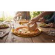 Formidable Coupe Pizza Anti-rayures en Bois de Hêtre avec Poignée  - Cookut