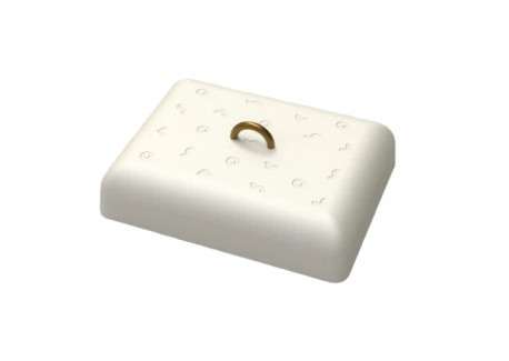 Domelvormig kookdeksel voor Incroyable Rechthoekige Ovenschaal Wit 40x27x8cm - Cookut