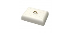 Couvercle Dome de Cuisson pour Incroyable Plat Rectangulaire Blanc 40x27x8cm 