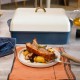 Couvercle Dome de Cuisson pour Incroyable Plat Rectangulaire Blanc 40x27x8cm  - Cookut