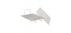 2-laags RVS Braadrek voor Incroyable Gerechten 31x23,5x6,7 cm