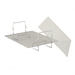 2-laags RVS Braadrek voor Incroyable Gerechten 31x23,5x6,7 cm - Cookut