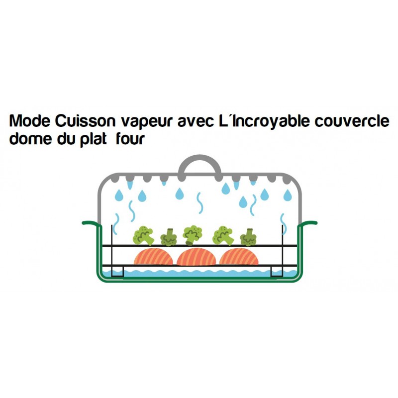 Grille à Rôtir en Inox à 2 Etages pour Incroyable Plat 31x23,5x6,7 cm  - Cookut