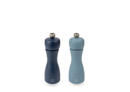 Tahiti Zout- en Pepermolen Set 15 cm Zirlion Lucht (blauwe tinten) - Peugeot